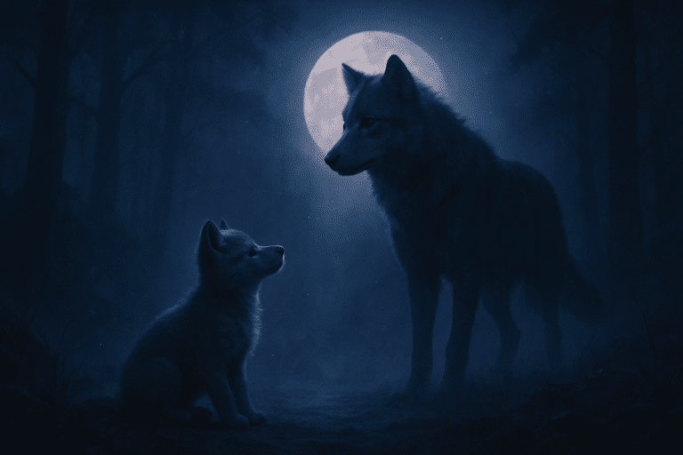 Sonhar com lobo filhote — interpretação e significado do sonho (Lobo)