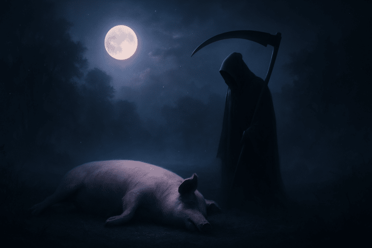 Sonhar com porco morto — interpretação e significado do sonho (Morte)