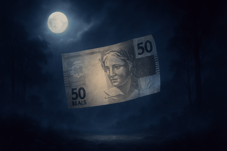 Sonhar com nota de 50 reais — interpretação e significado do sonho (Dinheiro)
