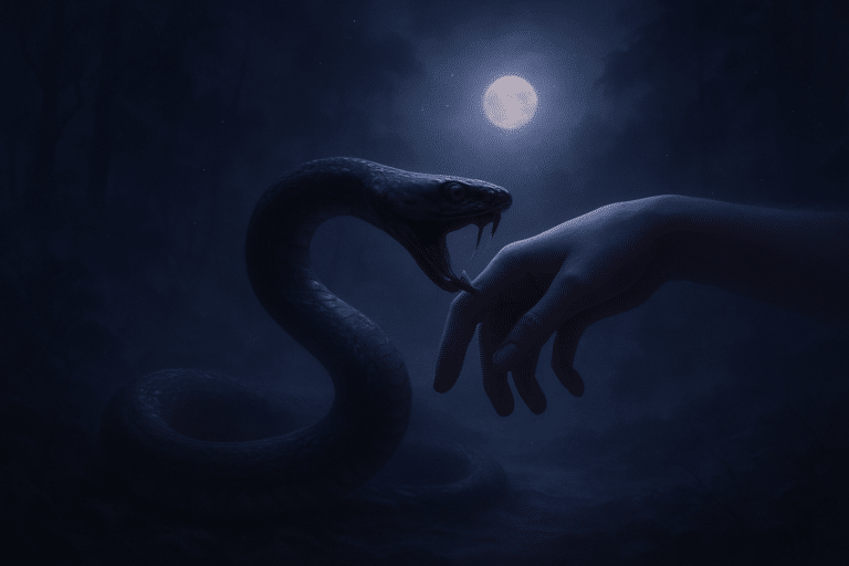 Sonhar com cobra picando — interpretação e significado do sonho (Cobra)