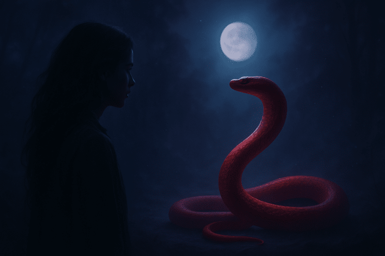 Sonhar com cobra vermelha — interpretação e significado do sonho (Cobra)