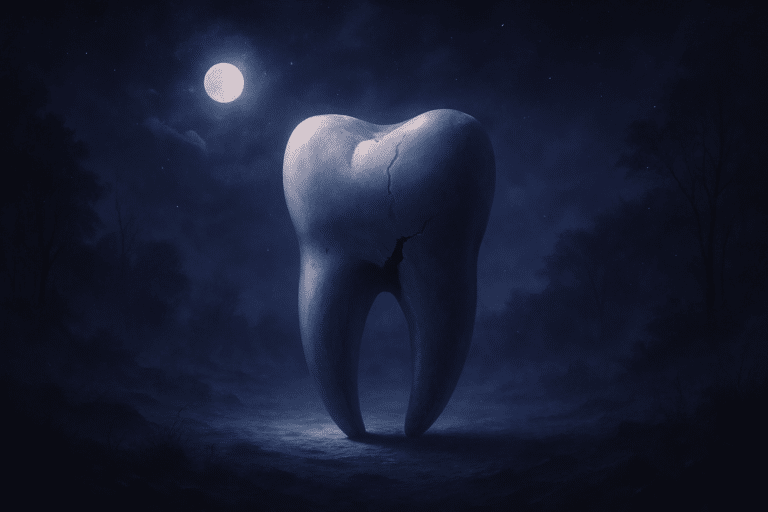 Sonhar com dente quebrado — interpretação e significado do sonho (Dente)
