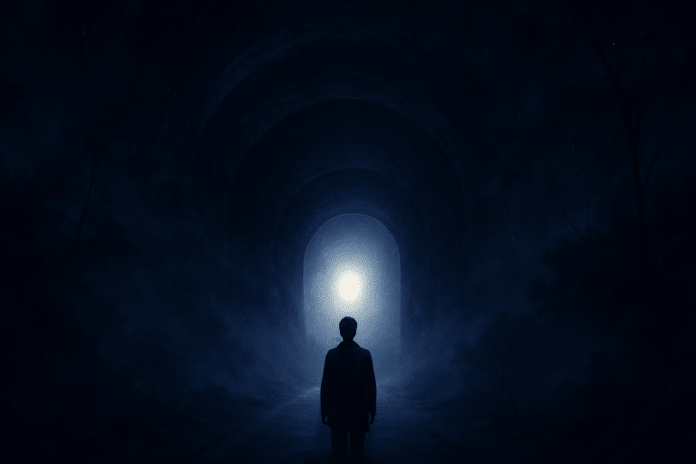 Sonhar com luz no fim do túnel — interpretação e significado do sonho (Luz)