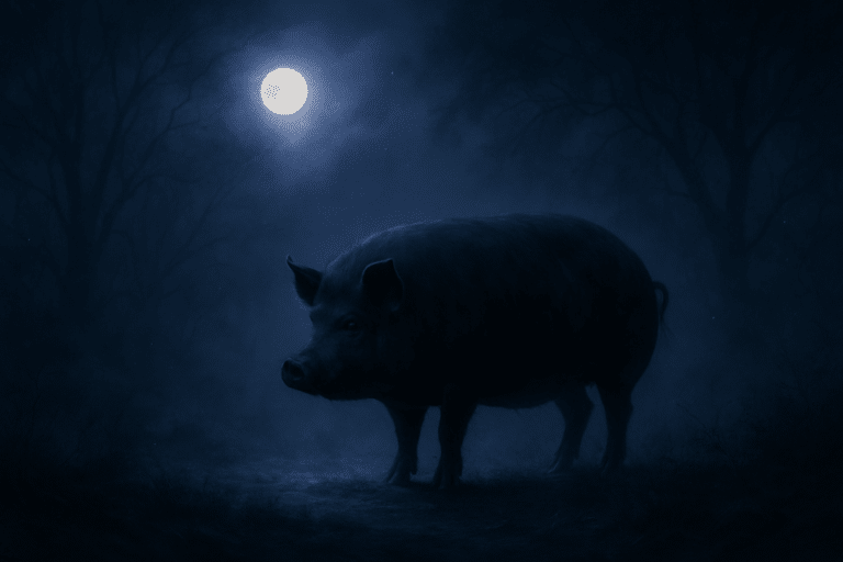 Sonhar com porco preto — interpretação e significado do sonho (Porco)