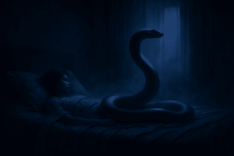 Sonhar com cobra na cama — interpretação e significado do sonho (Cobra)