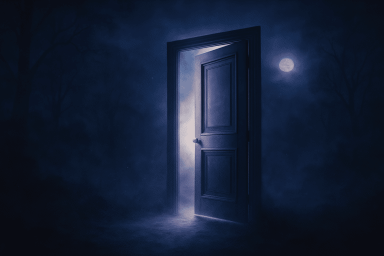 Sonhar com porta se abrindo sozinha — interpretação e significado do sonho (Porta)